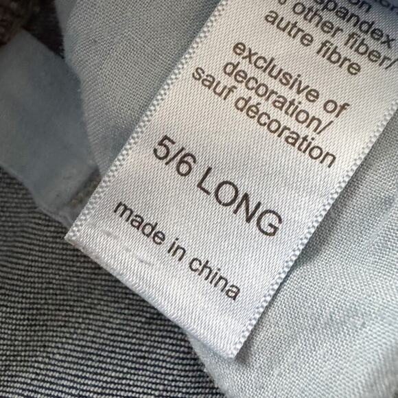 Maurices Jeans Womens Size 5/6 Long 6L Blue Embroidered pockets bootcut silver - Picture 6 of 16